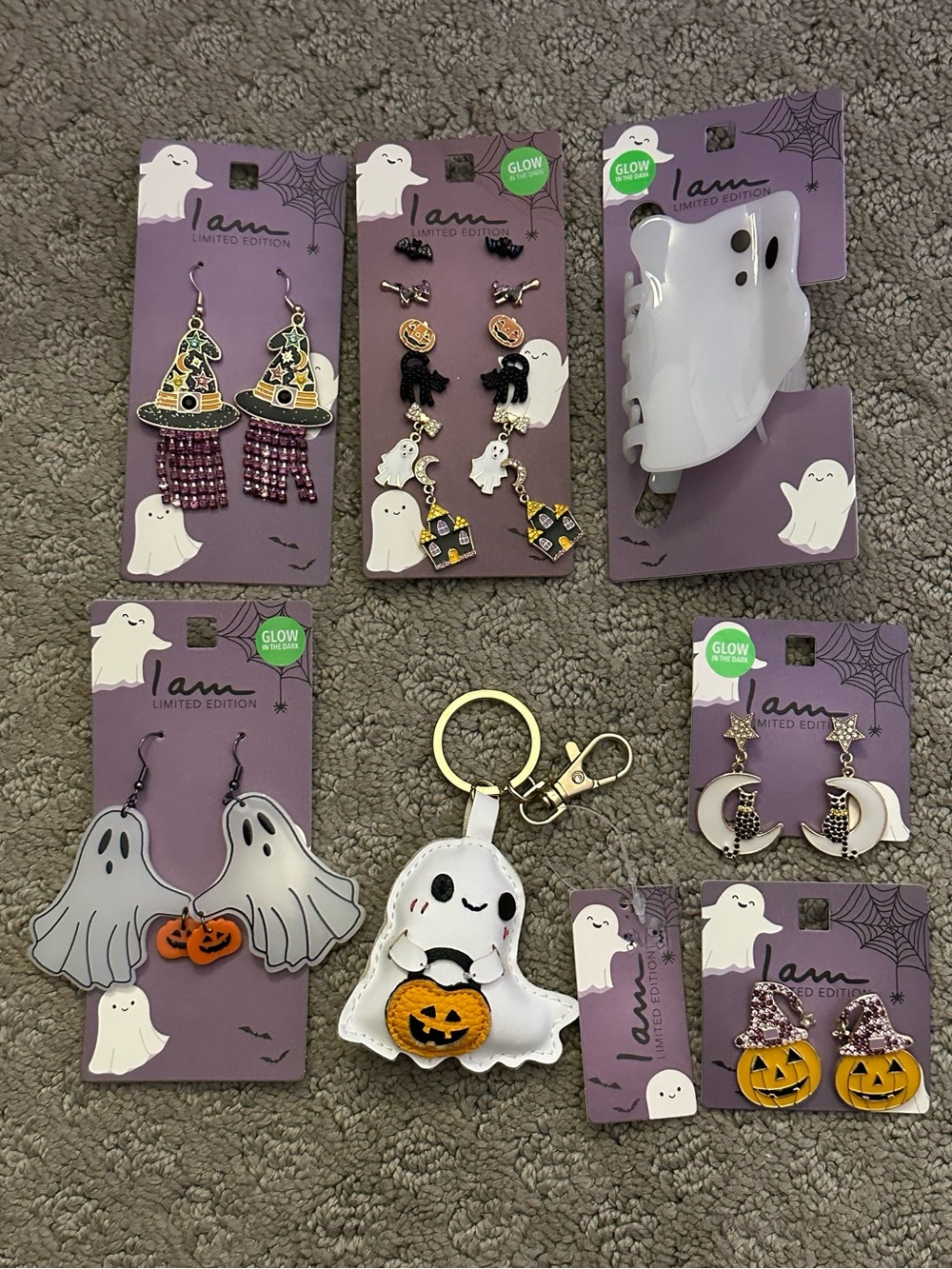 BRAND NEW I AM Limited Edition Halloween Accessory & Jewelry Collection 7 Pieces